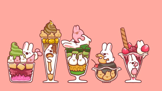 「dessert rabbit」 illustration images(Latest)