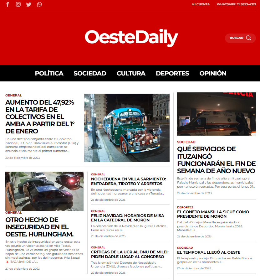 Oeste Daily 🗞️ tweet media