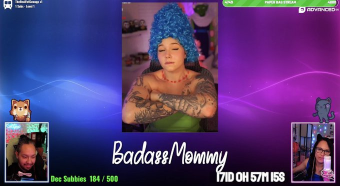 Watch BadassMommy's leaked NSFW photo on TwXstars