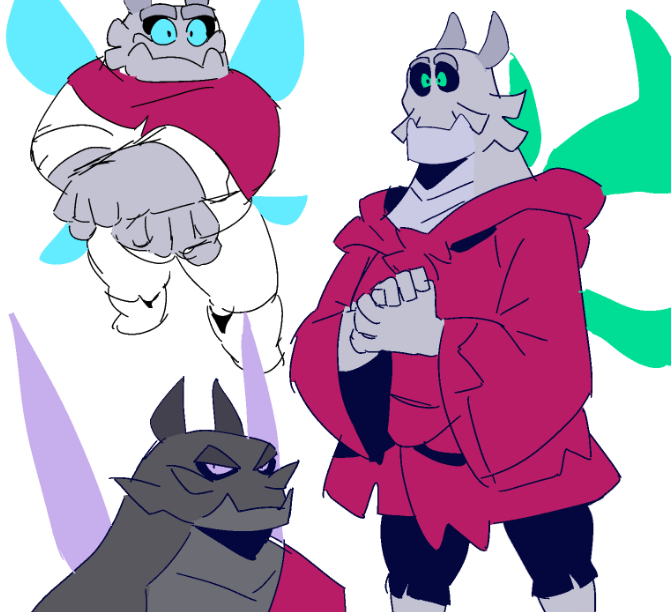 Crops of sketches from this year over at pay tree on 