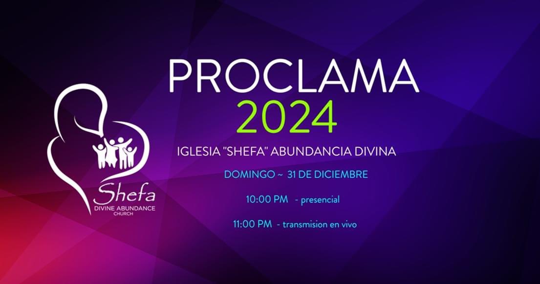 iglesiashefa's tweet photo. Domingo 31 de Diciembre. - 10:00pm
Recibamos el nuevo año en la casa del Señor. 
45 Pennsylvania Ave 
Medford NY 11763

Te esperamos
#Abundancia_Divina
#Bajo_sus_alas https://t.co/GVvW5vjcTz