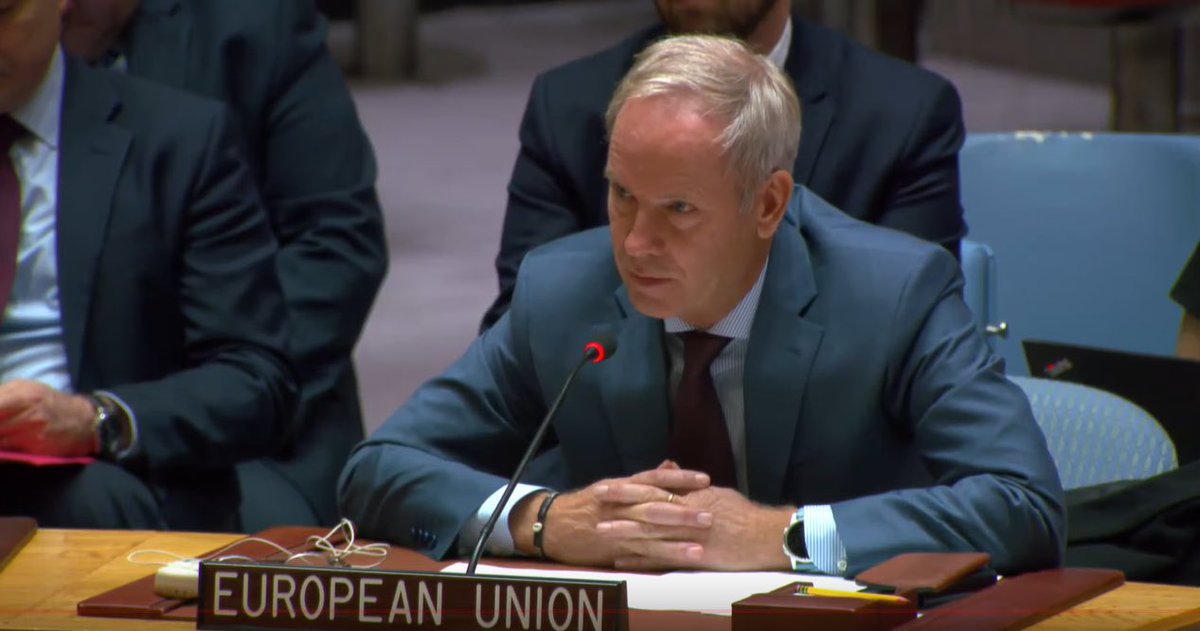 Overnight, Russia launched one of the largest attacks since its full-scale invasion of Ukraine - more cowardly targeting of schools & a hospital, leaving at least 30 dead & over 100 wounded. Evidence of Russian war crimes is growing. Amb @OlofBSkoog ➡️eeas.europa.eu/delegations/un…