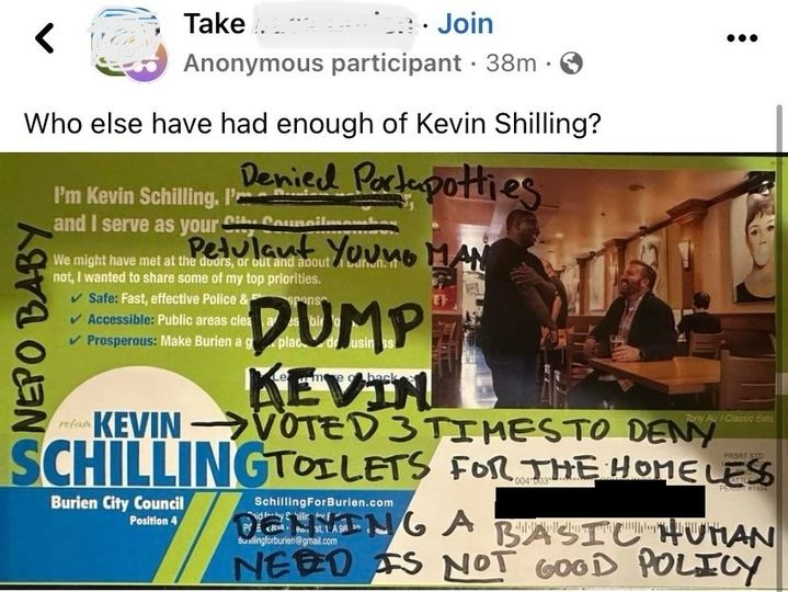 BigRockCandyMo2's tweet photo. @Burien I hope we can address @CMSarahMoore tampering with election advertisements at some point. Election interference is a serious crime. She is obviously getting privileged treatment because she is on the council #nepobaby #buriencriminal #sarahmoore https://t.co/xTVZZfIWLh