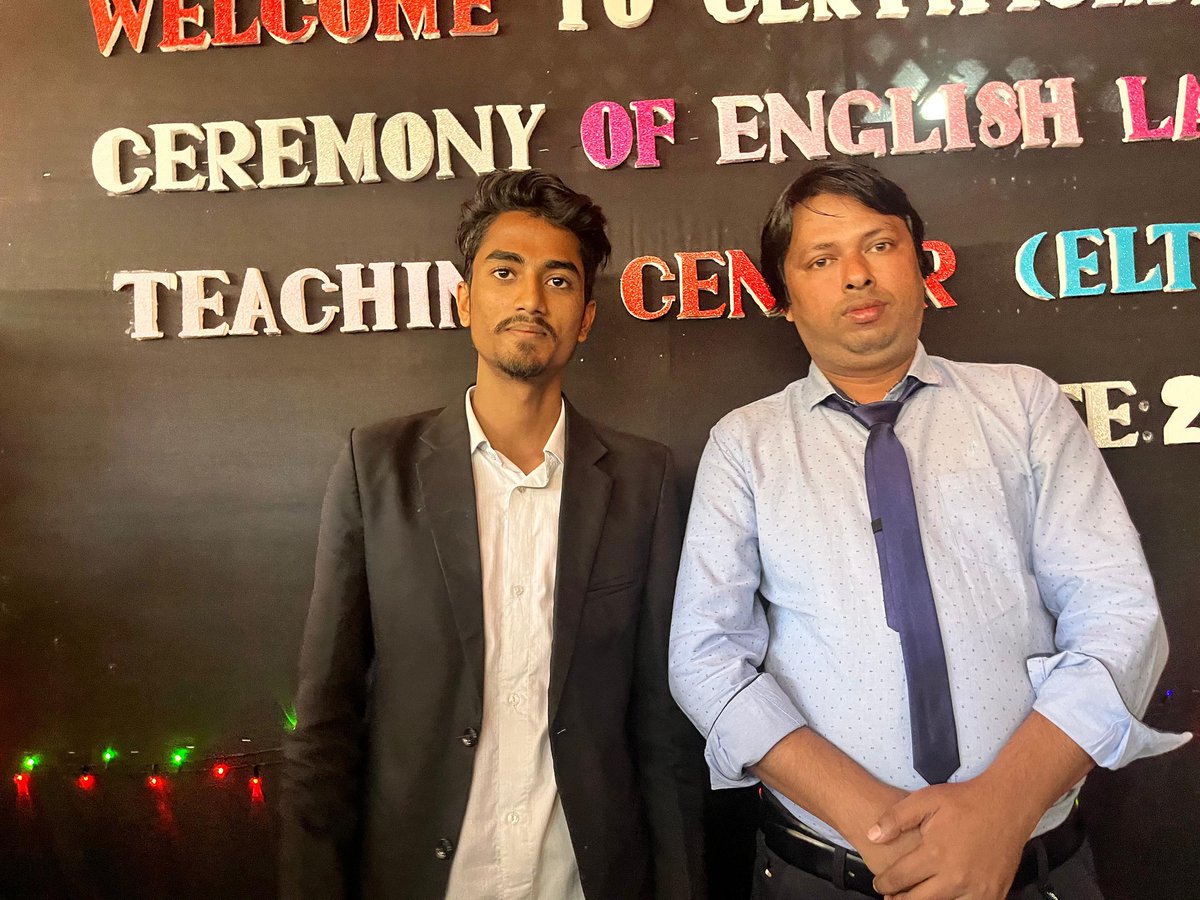 ro_kazi7's tweet photo. Dear [Teacher's Name], BA Nawjeif Hanif I am very happy for receiving this certificate from English Language Teaching Center #ELTC And I am grateful for the countless lessons you've taught me, both in and out of the classroom. Thank you for your guidance and support. https://t.co/yklGcvs7qi