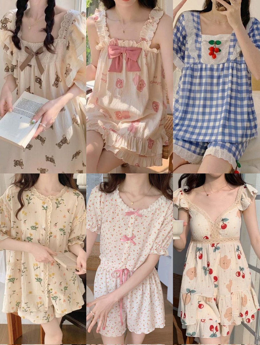 pingkymoon's tweet photo. cute &amp; comfy pajamas

⸺a thread https://t.co/IeZd2DrQ7v