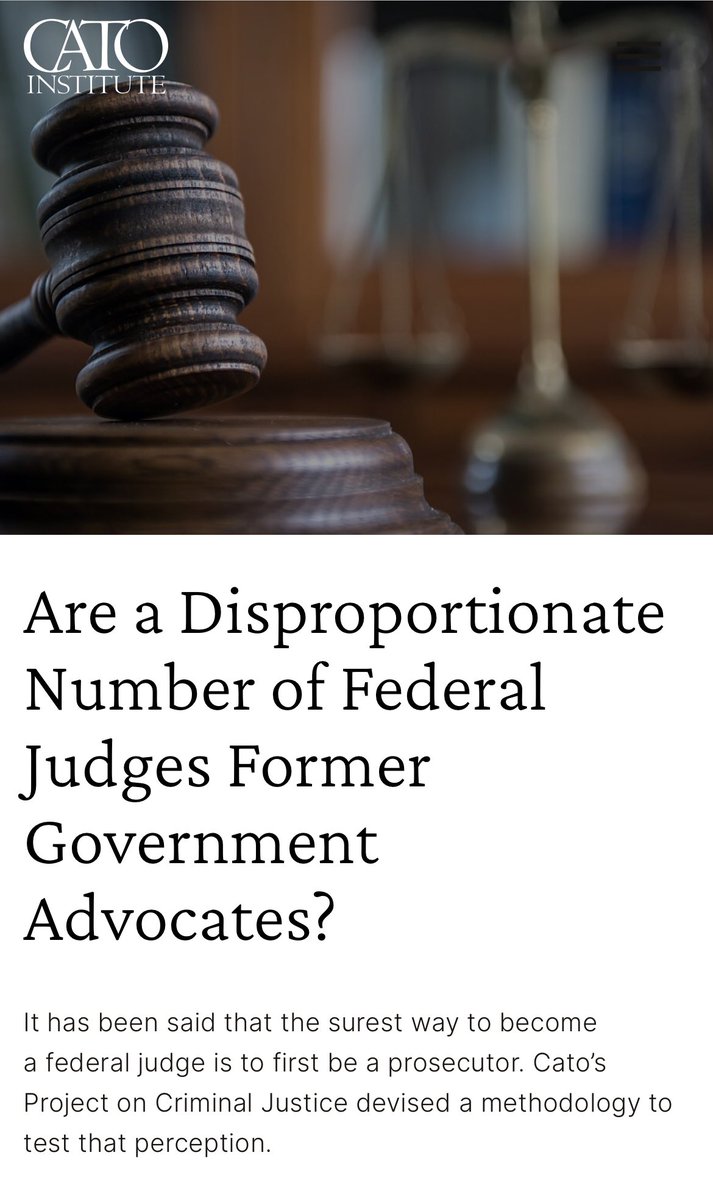 ConLawWarrior's tweet photo. You’d almost have to be a member of a govt body that’s wildly disproportionately composed of people who used to work for and within the law-enforcement community. Which, as it turns out, precisely describes our judiciary. /end https://t.co/fRezBUCMUC https://t.co/IEFhViigkj