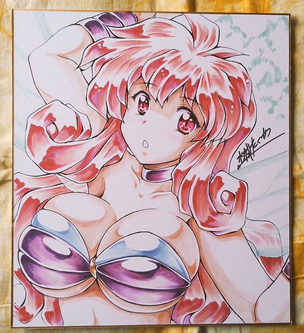 シルクさん色紙も完成しました!
明日は色紙3枚持って行きます

#コットン 