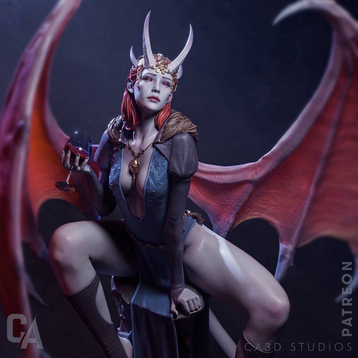 CA3DStudios's tweet photo. Mizora from Baldur's Gate 3

Release December 31st link in bio https://t.co/T8bGXhwqkN