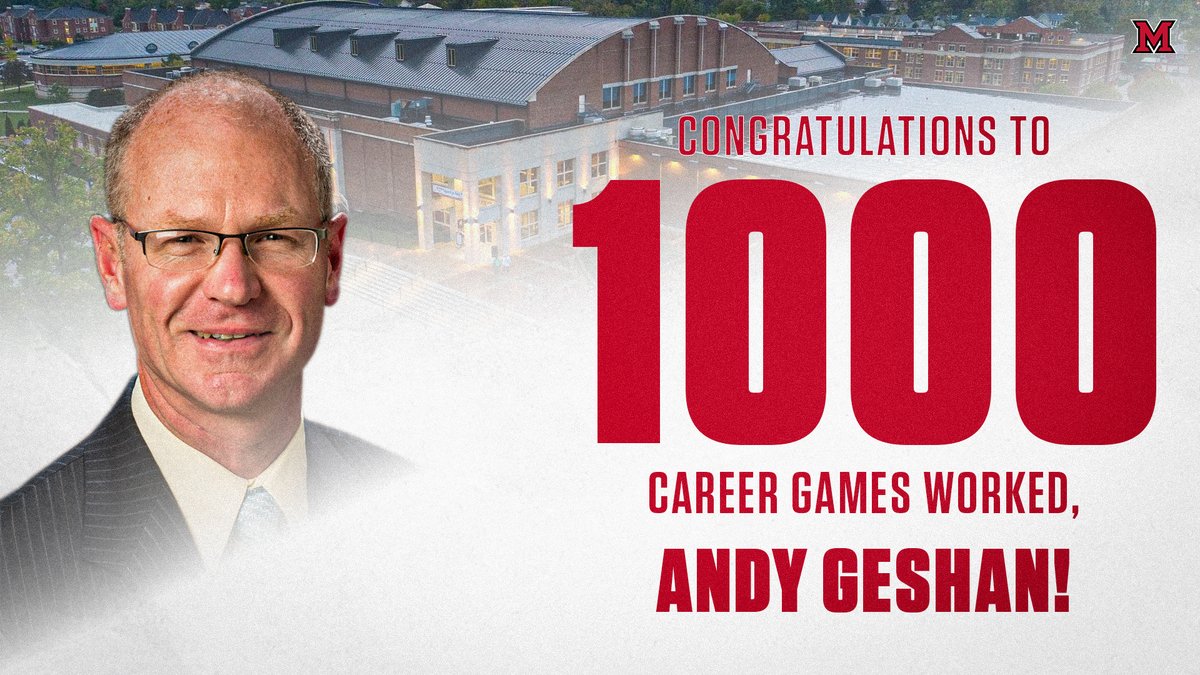 With tonight's game underway, congratulations to Andy Geshan in working his 1000th game!

#RiseUpRedHawks