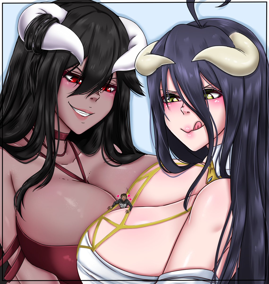 Emilia and Albedo having some fun with a little guest between them. Dope collab I did with homie
<a href="/IAm_MrZ/">Mr.Z</a> and the lovely artist <a href="/VKeliss/">VKelis 🔞(Commissions Closed)</a>
#giantess #GTS #sizetwitter