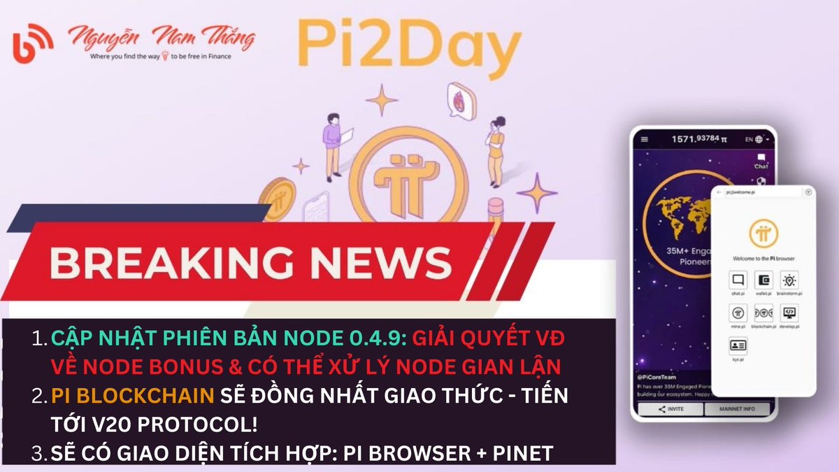 NamthangidolNam's tweet image. NHỮNG DẤU HIỆU QUAN TRỌNG CHO THẤY OPEN MAINNET #PiNetwork ĐẾN NHANH HƠN DỰ KIẾN

Sau nhưng cập nhật về #roadmapv2 của mạng Pi. Các #Pioneers có nhiều những quan điểm về mạng lưới.

Thắng nhận thấy 3 điểm quan trọng dưới đây 👇👇 chúng ta cần xem xét và…