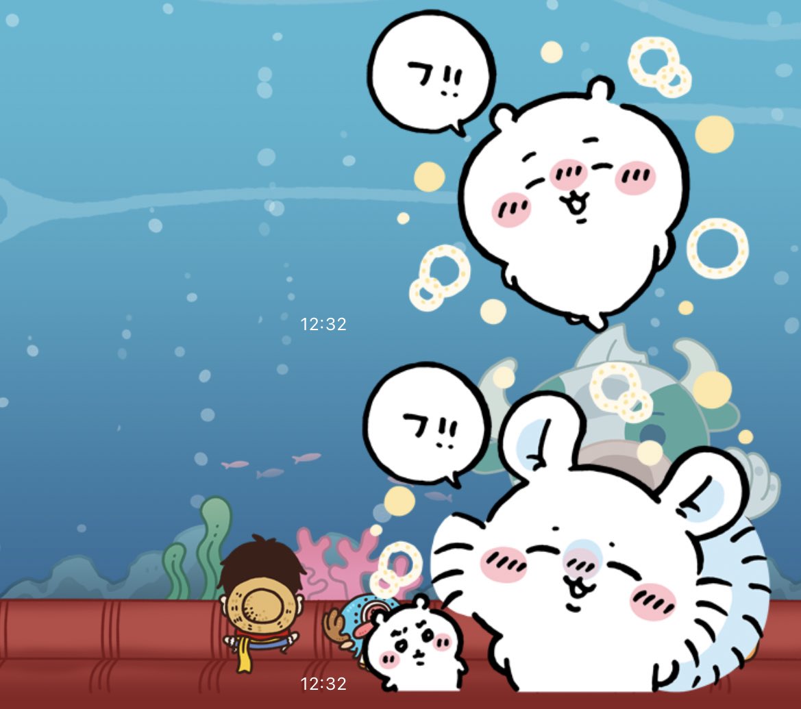 真似されて「エ?」てなってるちいかわめっちゃかわいい…この眉毛が 〜"〜 になる描写すき 