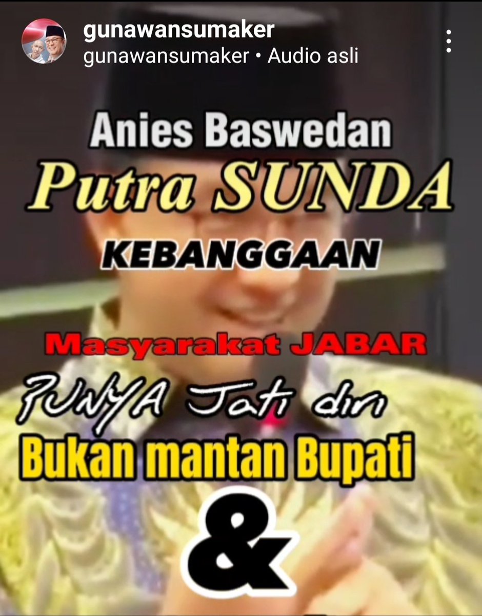 DidaGunawan's tweet photo. Ayo warga Jabar dukung
Putra Sunda tanah parahiyangan. Putra Sunda terbaik cerdas progresif https://t.co/5imGLCPYgw