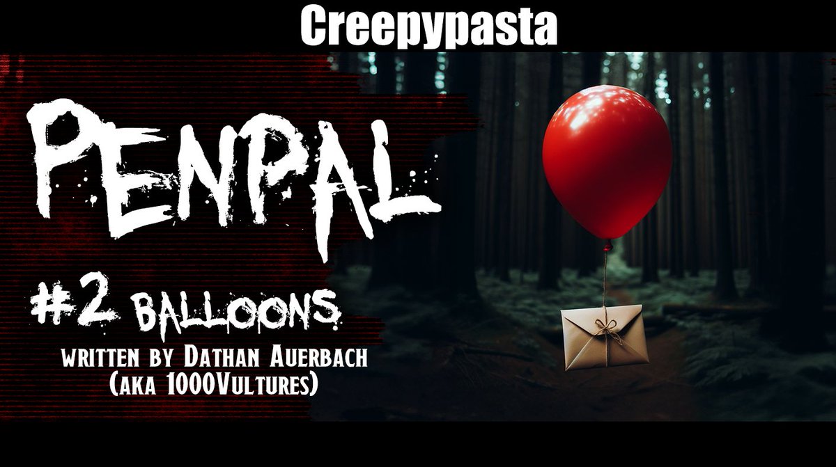 OIA_DAMNED's tweet photo. 本日19時より新作アップします！  
作品は「PENPAL(文通相手)」
第2話『BALLOONS』  

ついに作品タイトルである「PENPAL(文通相手)」の意味が明かされます。

 お楽しみに！ https://t.co/NxAhIxlwMs