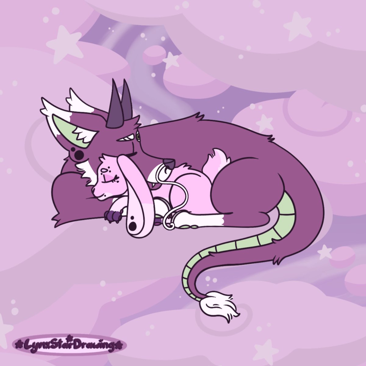 LynxStardrawing's tweet photo. Added a background #furryart #bunny #dragonwolf https://t.co/MzPDkVvpF7