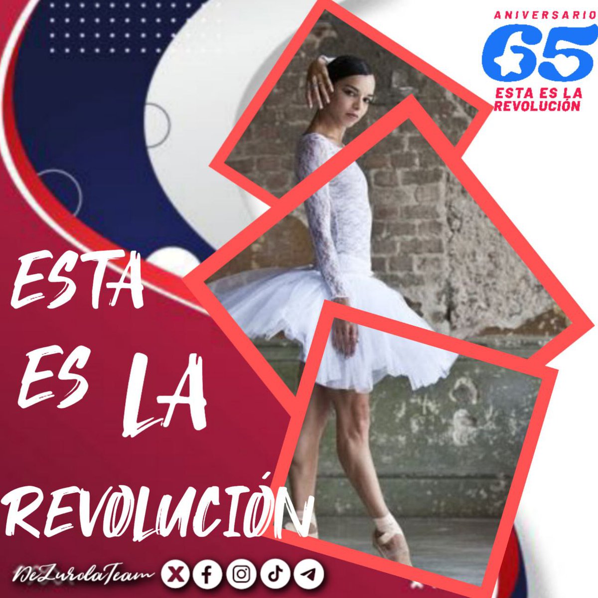 #EstaEsLaRevolución donde el Arte y la Cultura están al alcance de todos. #DeZurdaTeam 🤝🐘 @DeZurdaTeam_