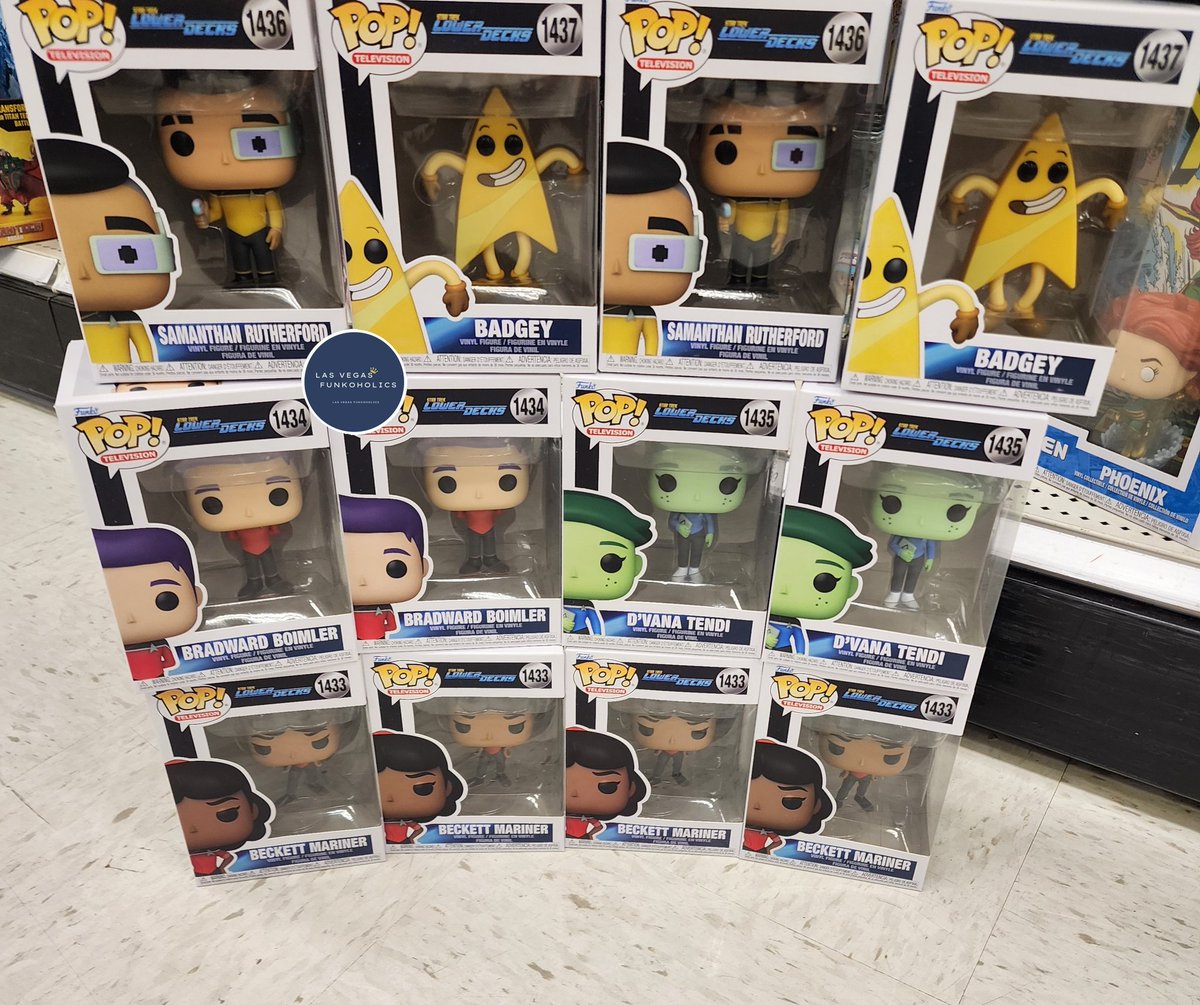 LVFunkoholics's tweet photo. Spotted at 🎯 Funko Pops Wave Star Trek Lower Decks. 

More Star Trek
https://t.co/VvKeMYM0cR

#funko #pops #funkopops #funkos #funkopop #fypage #funkogram #startreklowerdecks #startrekfan #startrek #targetfinds2023 #target #targetrun #targetfinds #targetrunanddone https://t.co/SZjR11ICUX