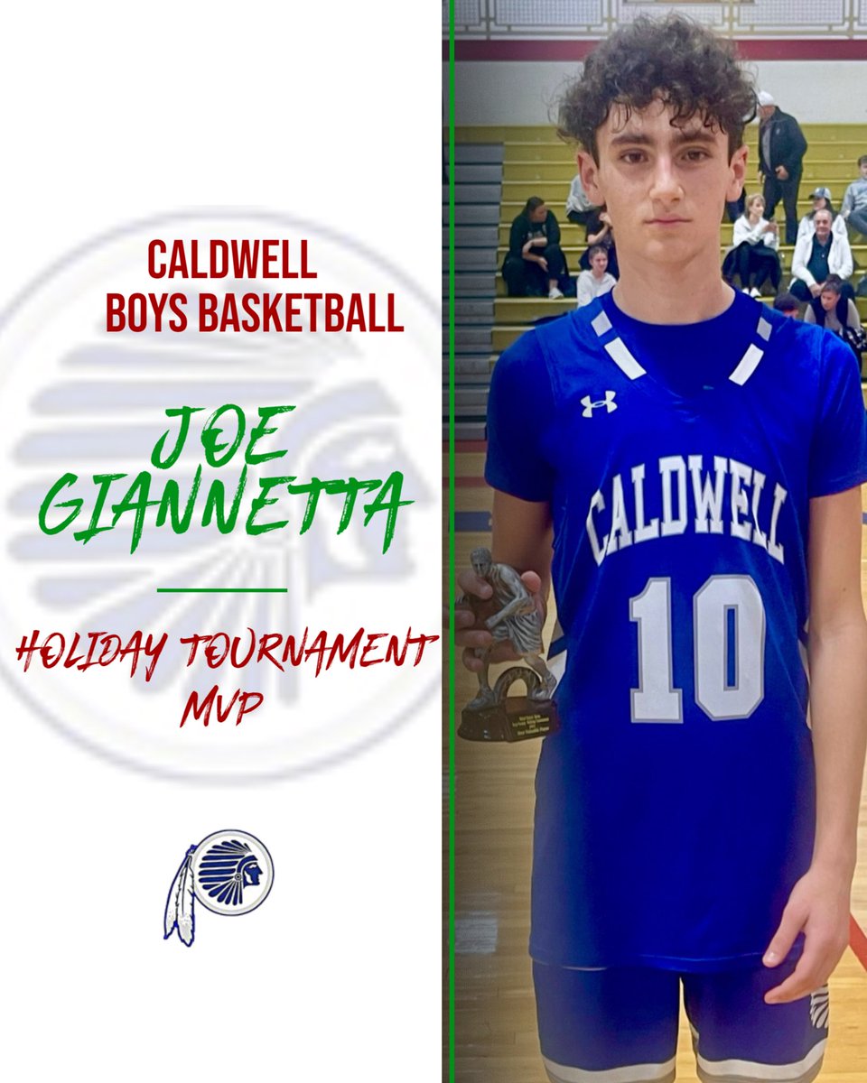 jchsboyshoops's tweet photo. 💥Champions for the 5th Consecutive Year💥⁣
⁣
🥇Caldwell defeats Verona, 59-26 in the Championship Game of the Holiday Tournament
⁣
🏆Congratulations to Joe Giannetta who was named tournament MVP

@CWCJCHSCHIEFS @CWCJCHS @Chattermeister @TAPWestEssex @TheProgressNJ https://t.co/ykSAEbH321