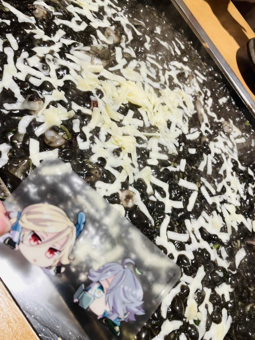 もんじゃ食べた!!! 年末なので白州ハイボールものんだ