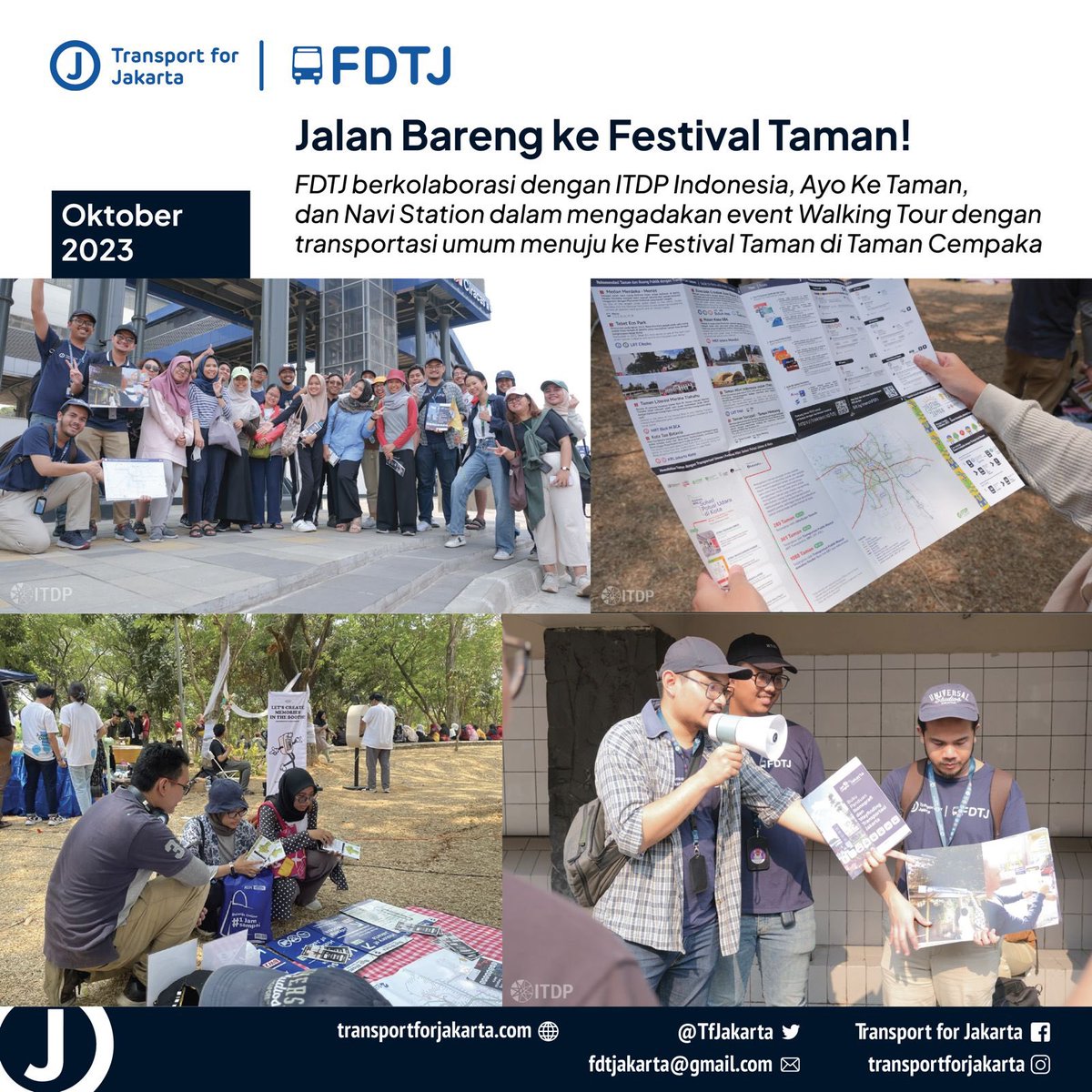 TfJakarta's tweet photo. Apa pesan-pesan dan harapan teman-teman ke FDTJ untuk tahun 2024 nanti? Yuk sumbangkan suaramu di reply ya!
#fdtj #transportforjakarta https://t.co/v1mxekZe6k