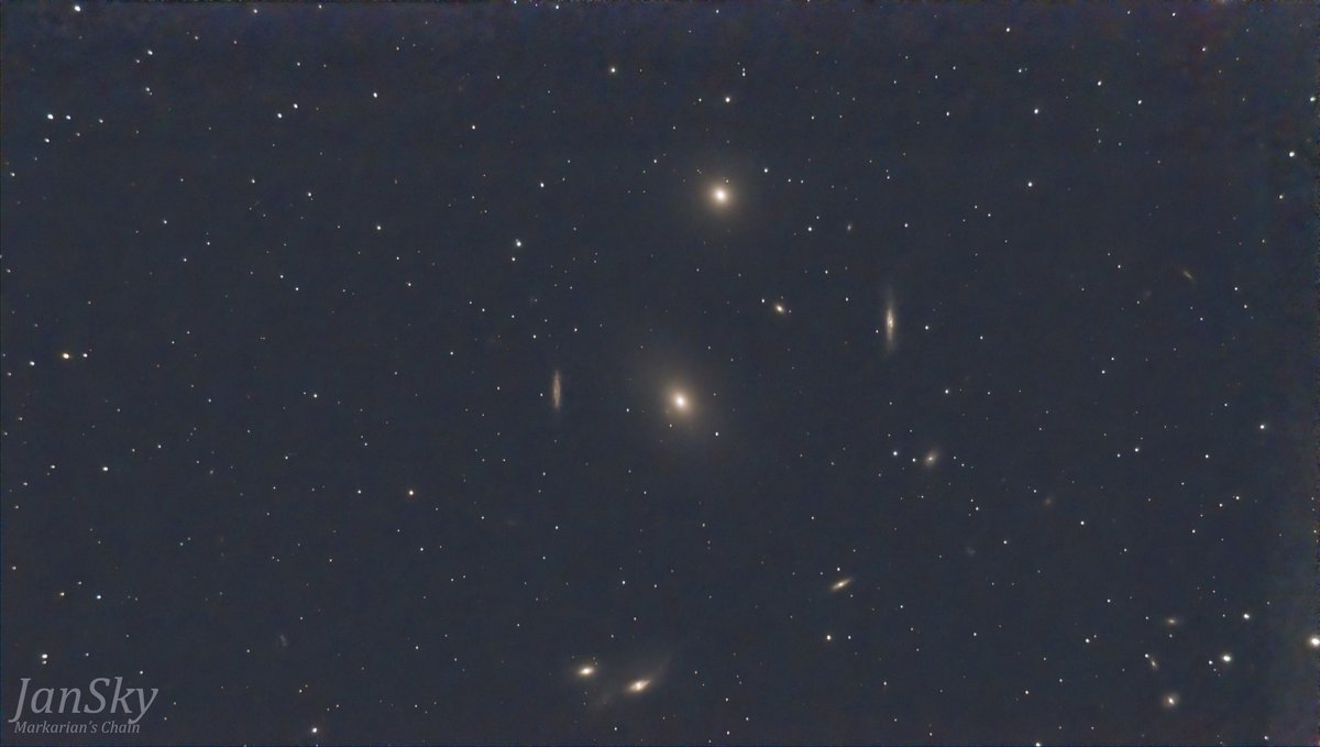 SkyEmpiren's tweet photo. Cúmulo de galaxias en Virgo
#MarkariansChain #Astrophotography #M86 #M84 #JanSky https://t.co/gKUNhvfAoD