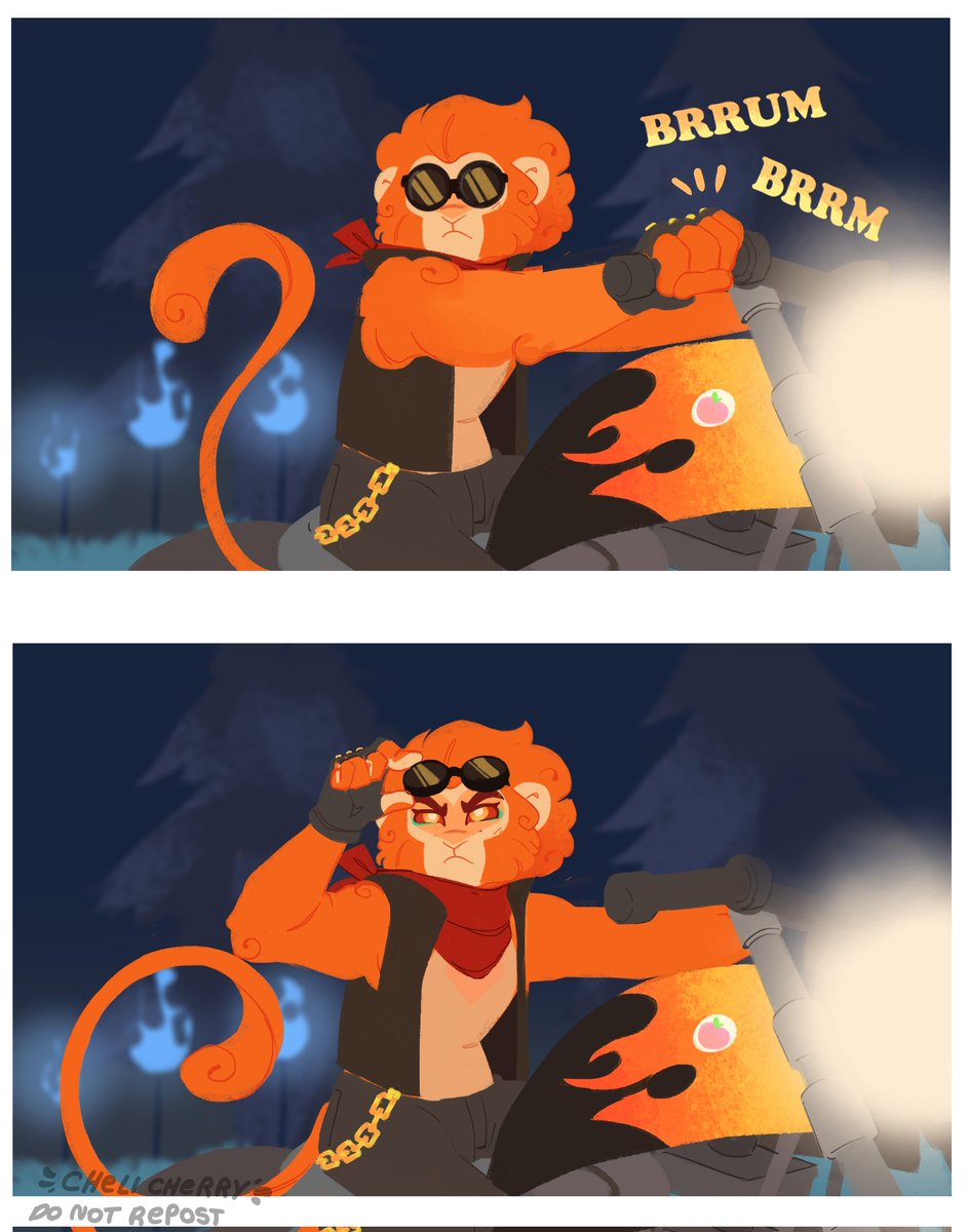 Cheli_Cherry's tweet photo. Wukong the thug https://t.co/irWblJ8HCc