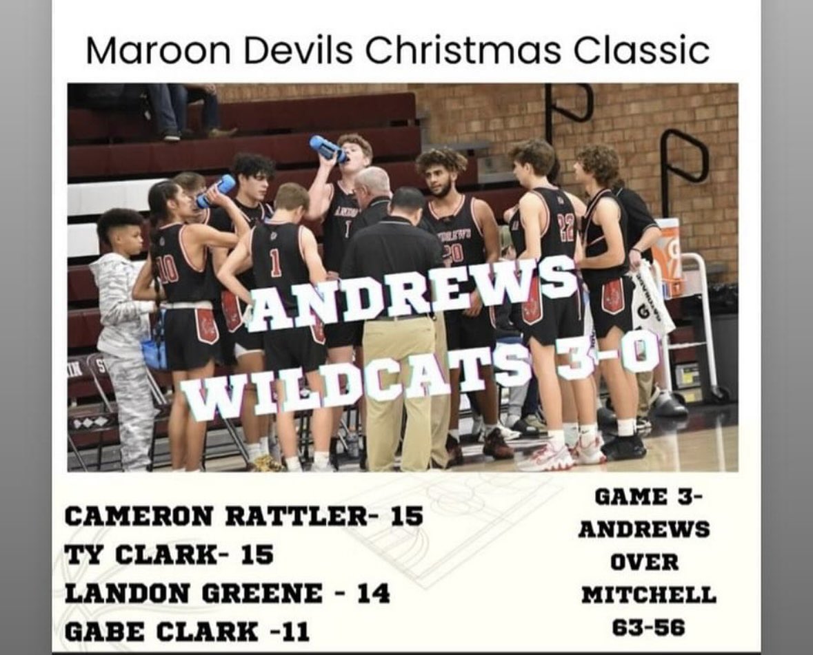 Andrews High School Athletics tweet media