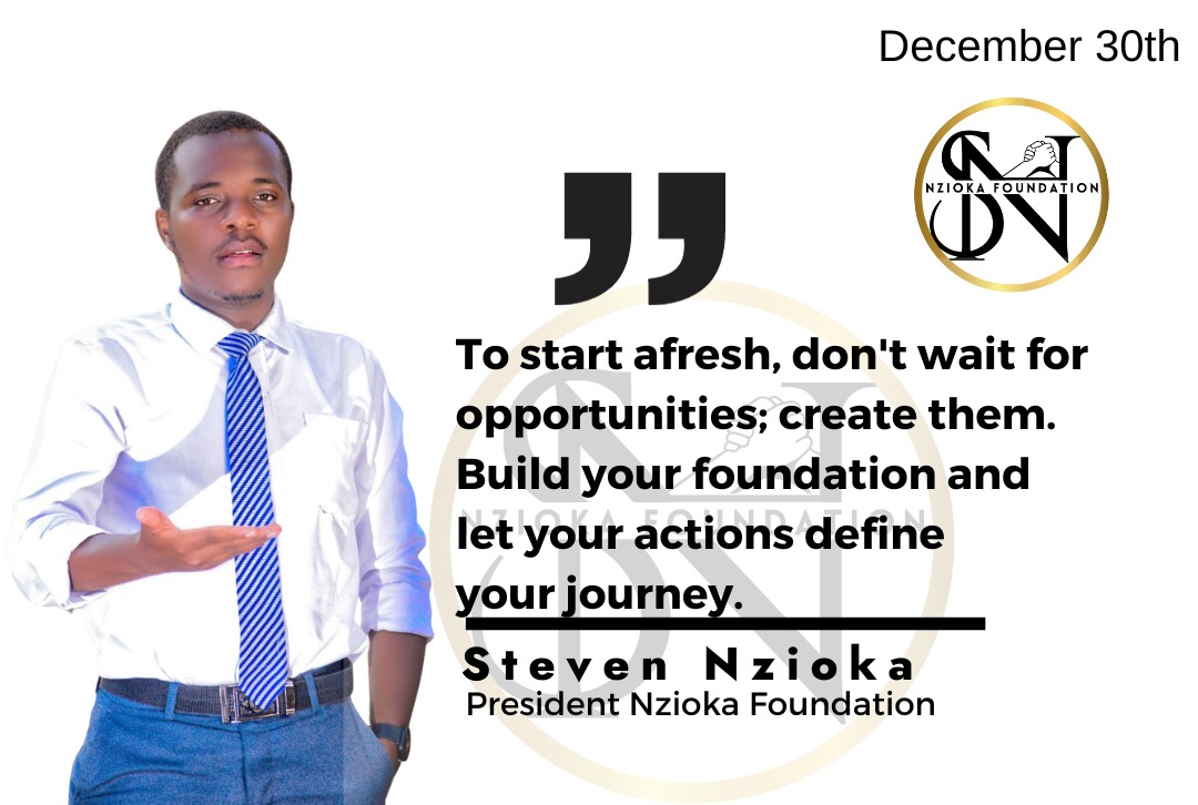 snzioka057's tweet image. Embrace new beginnings by crafting your own opportunities, building the foundation of your dreams. Let your actions sculpt the journey ahead. 💪✨ #StartAfresh #CreateOpportunities"