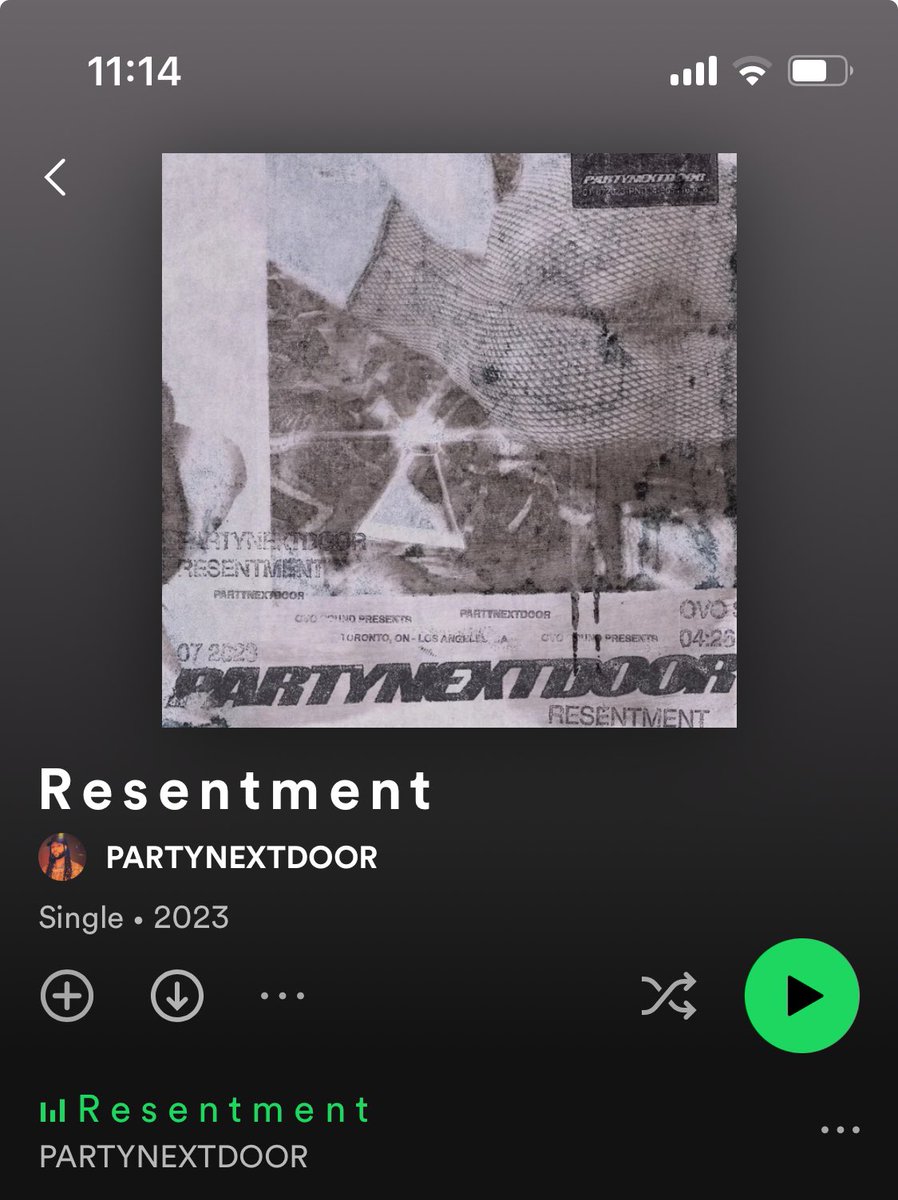 _zaydion's tweet photo. @XXL PARTYNEXTDOOR - R e s e n t m e n t https://t.co/3aJwjAN97Z
