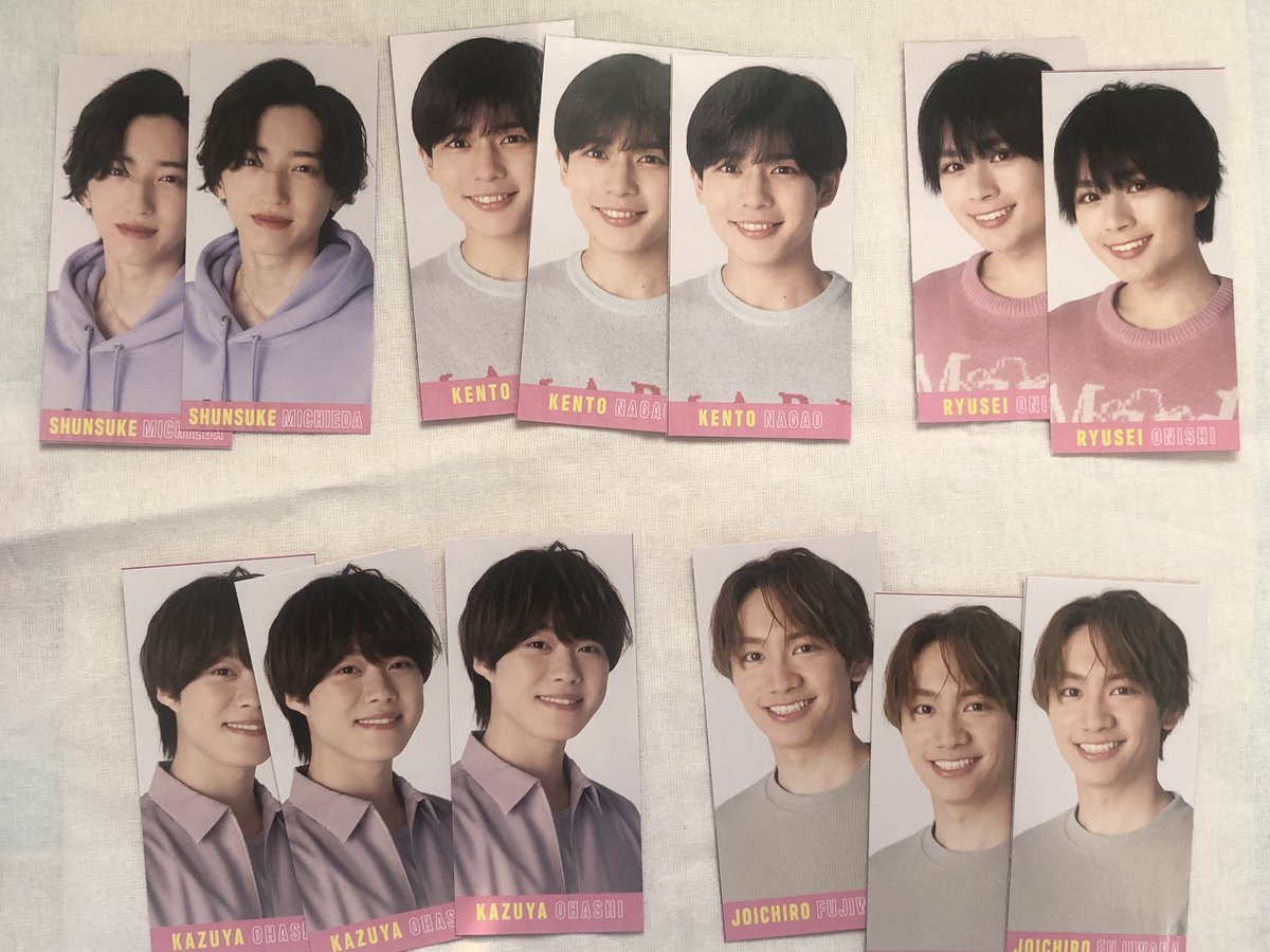 ani_Johnny1127's tweet photo. 【買取】Myojo2023年デタカ

・1枚10円＋送料
・郵送のみ
・今回は買取のみとさせて頂きます
・1枚からでも可能です
・初心者が切ったものですので、神経質な方は御遠慮ください

 #交換   #厚紙買取  #Myojo  #デタカ買取  #TravisJapan  #なにわ男子 https://t.co/Tl3bX16g4g