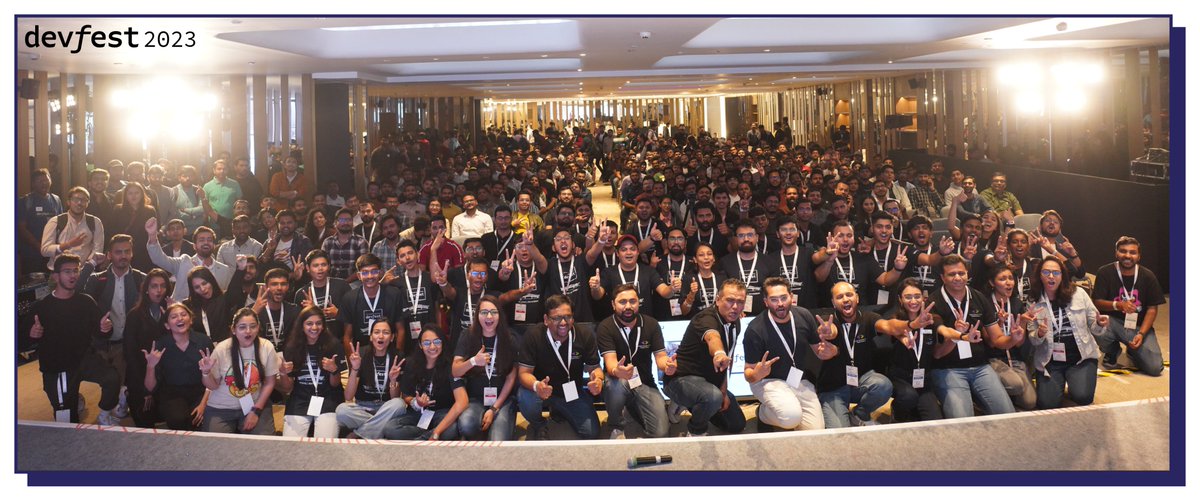 GDGAhmedabad's tweet photo. ๐ As we bid adieu to an eventful year, a massive shout-out to our 10,000+ GDG Ahmedabad community members! Special thanks to the 800+ attendees who made #DevFestAhm 2023 a roaring success. See you all in the upcoming monthly meetups!
#GDG #Ahmedabad #DevFest23 #DevFest2023 https://t.co/cTZvJaxp6D