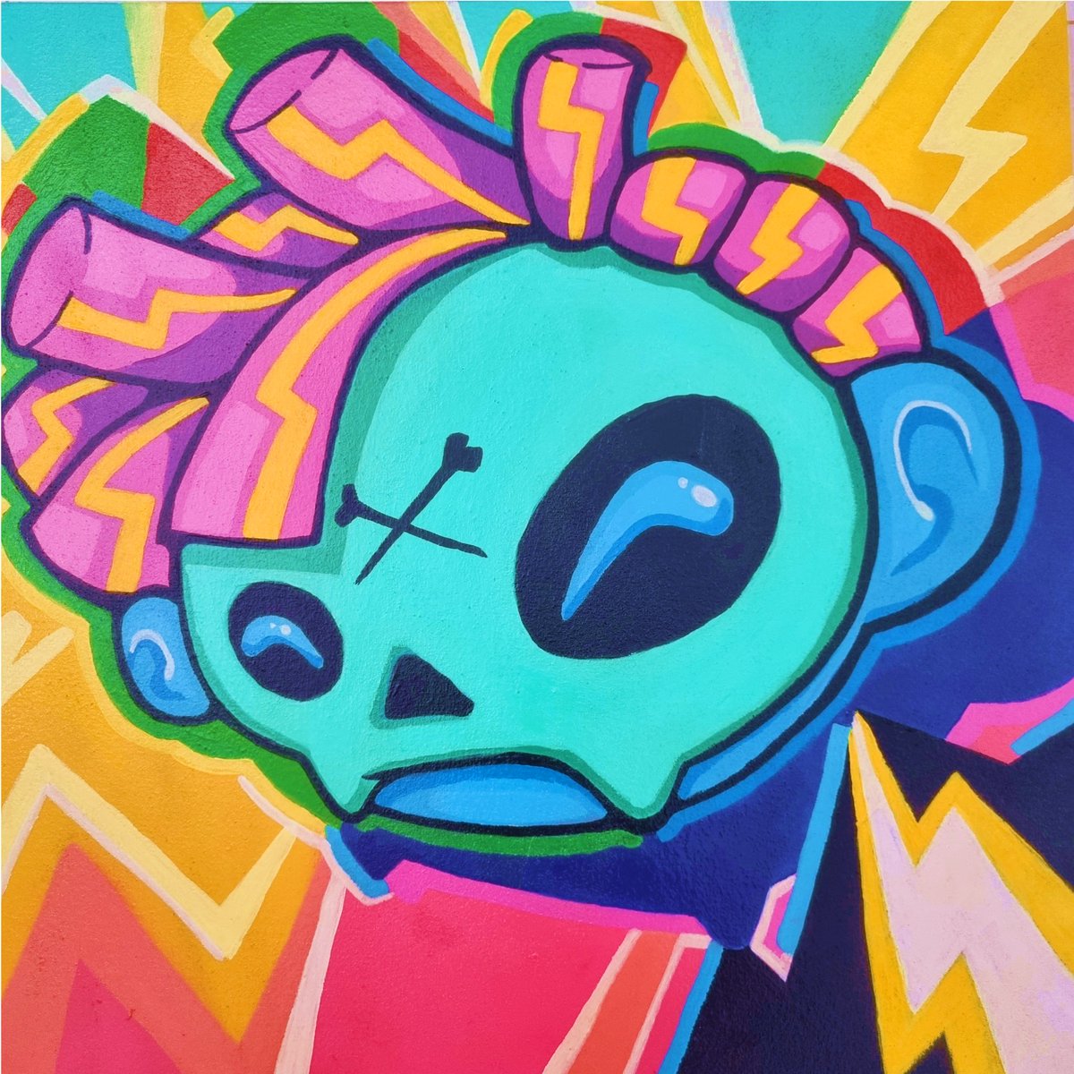 "BURST OF HAPPINESS"
50X50 cm, Acrylic on canvas
available <a href="/exchgART/">Exchange Art</a> for 5 $SOL shipping cost worldwide included.
buyer will accept physical painting.
RT and likes are appreciated. much love 🍦🫡😊
exchange.art/single/89owTR5…