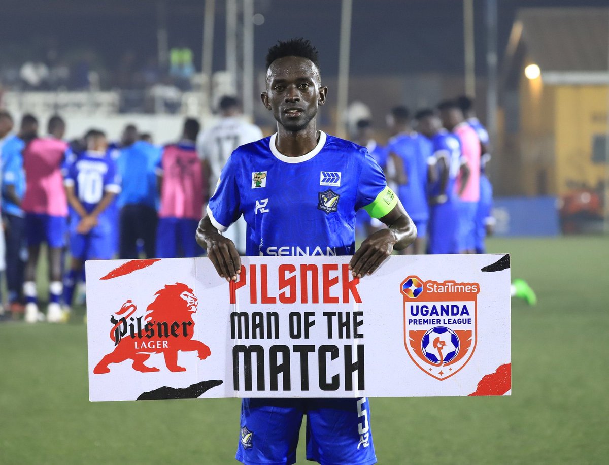 PulseSportsUGA's tweet photo. Man of the Match! 

URA FC 3-0 Mbarara City FC 

🏆 John Kisolo 

NEC FC 0-0 Bright Stars FC

🏆 Andy Kyambadde 

#PulseSportsUGA | #StarTimesUPL | #UPLLLive | 📸: @JaleMorgan3 @sportslens1 https://t.co/onlfNopQ1Y