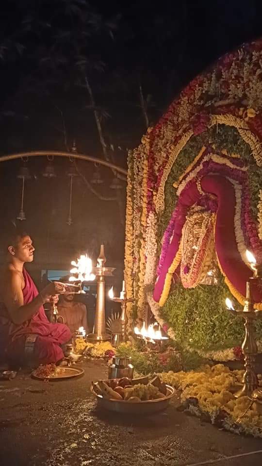 Maha Mangalarati to Shri Kshetra Southadka Maha Ganapathy..🙏
