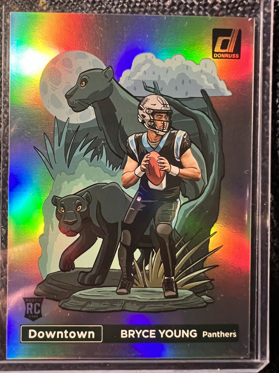 dustinbennett76's tweet image. Just pulled a #Donruss #BryceYoung #Downtown RC. 
I’ll take $350 BMWT 

@sports_sell  @Hobby_Connect @CardboardEchoes