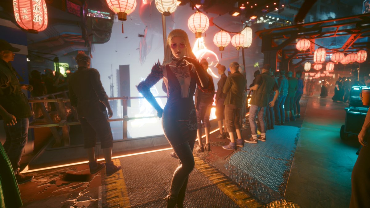 Valval1889's tweet photo. Dragon Parade #Cyberpunk2077PhotoMode https://t.co/7cXr39zRS5