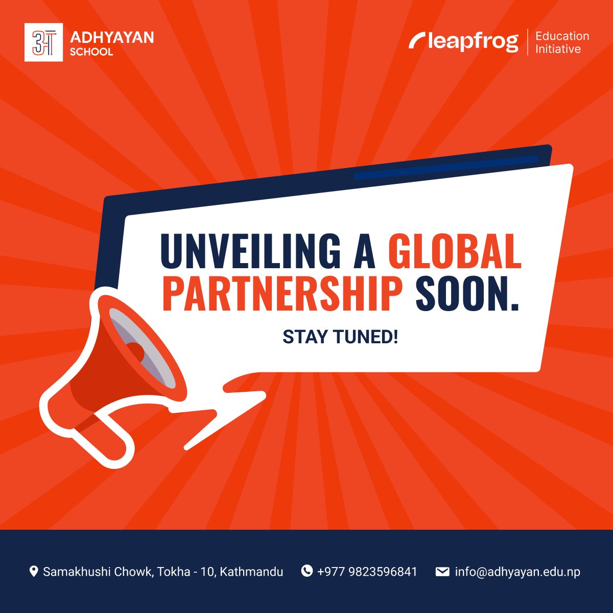 renditangisu's tweet image. 🌟Something BIG is brewing at Adhyayan School! 🌍 Get ready for a GLOBAL PARTNERSHIP that blends design thinking, technology, and international exposure to our students and teachers. The countdown begins to a revolutionary collaboration! 🤝

 #AdhyayanSchool #GlobalPartnership
