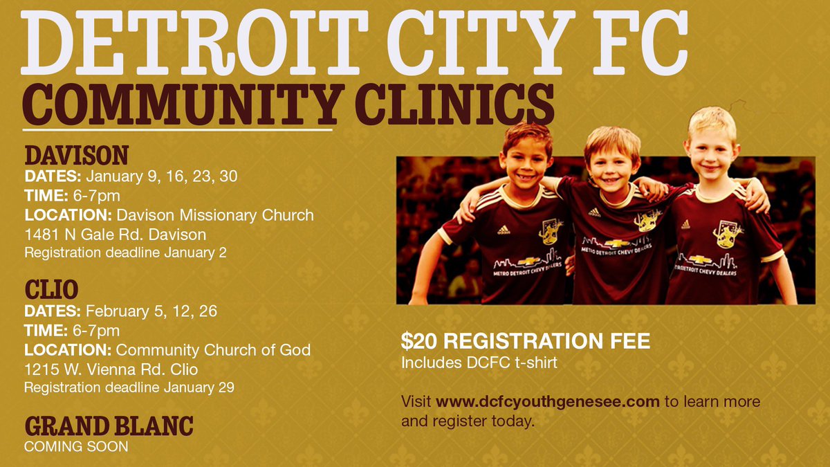 Detroit City FC Youth Genesee tweet media