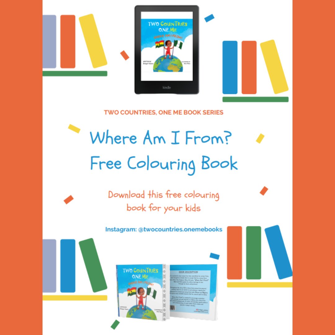 Where Am I From? Free #ColouringBook
Visit - bio.site/bridgetyaaente…
#kidsbooks