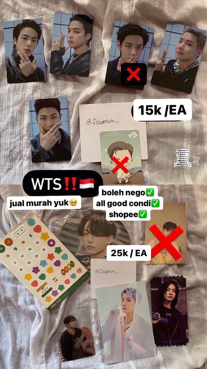 flowersbby_'s tweet photo. @jajanbhlabels wts murce..dom jateng kak👋🏻 bisa shoppe + all good condi, take banyak dpt lebih murah lagi.. collect pribadi🙏🏻 https://t.co/rx4TXGwBDg