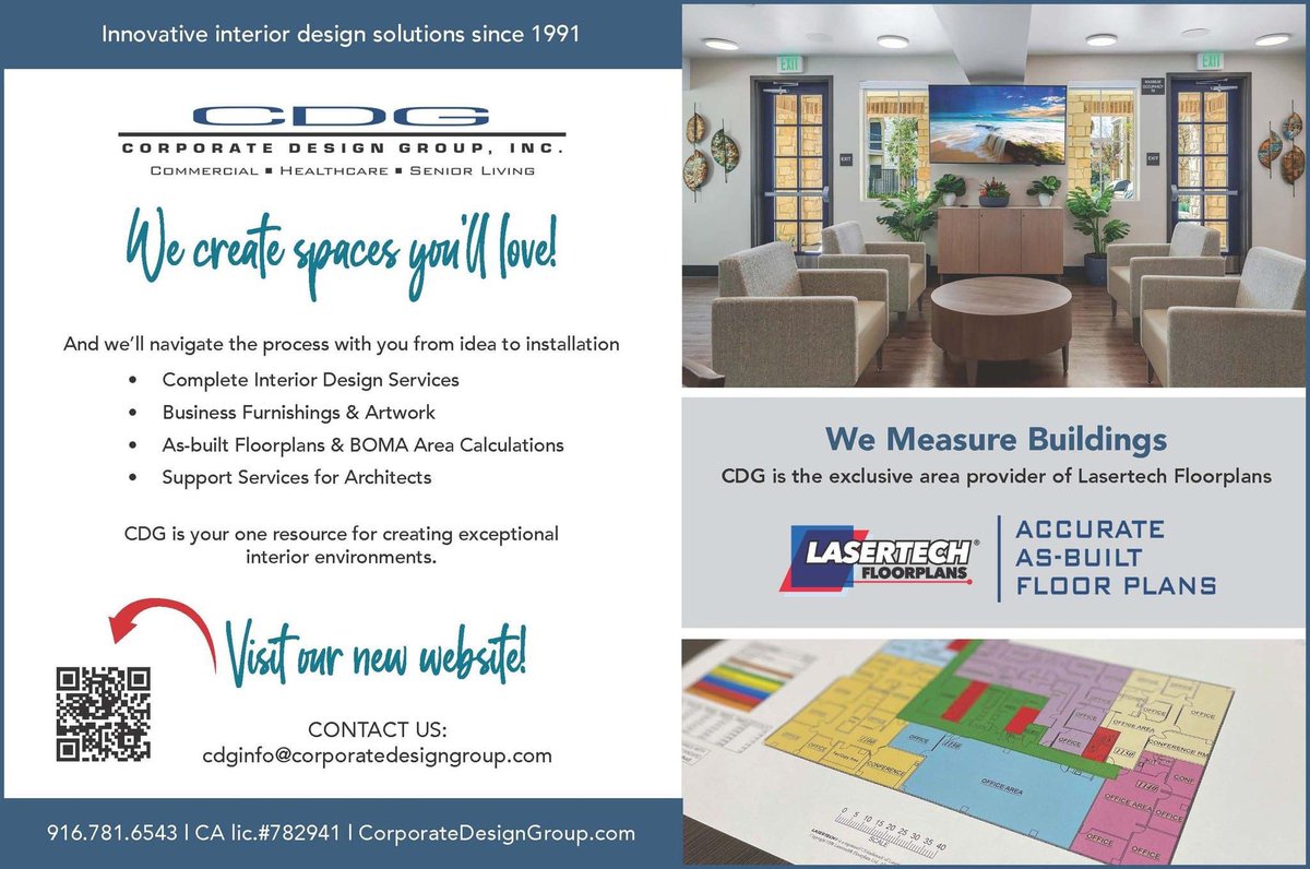 CDG_Inc's tweet photo. Exciting news!  We are thrilled to unveil CDG's brand-new website as announced in today's Sacramento Business Journal's, "Book of Lists." Experience the new website for yourself at: https://t.co/Ogav7yTPs9, 
and discover how CDG creates, “Spaces you'll love!”
Happy New Year! https://t.co/OkNMdktpmL