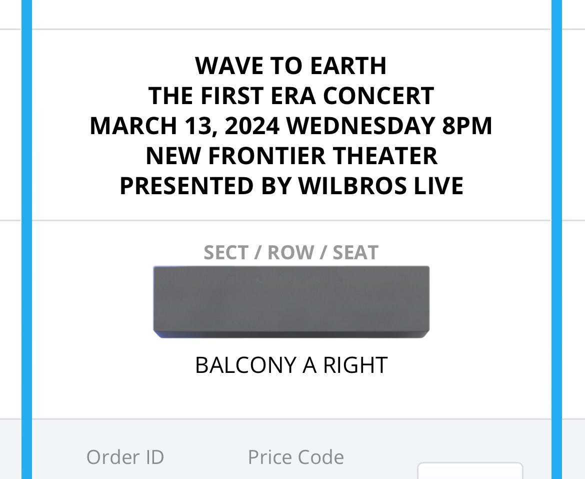 namseokmiiin's tweet photo. Help RT

WTS/ LFB 
(2) Wave to Earth Day 2 Balcony A Right Tickets 
RFS: extra tickets po since naka secure na ng desired tix. 
Selling it at SRP. Dm if interested. Thank you! 

#WaveToEarth #TheFirstEraConcert
#웨이브투어스 https://t.co/mJMBH0ftwc