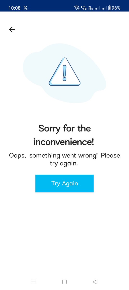 RajACommonMan's tweet photo. @PaytmBank  From last evening your app is completely down. It continuously quotes the below message. Not able to do any transactions on a year end.

Disappointing☹️ @Paytmcare @Paytm https://t.co/A6T8YYN2b0