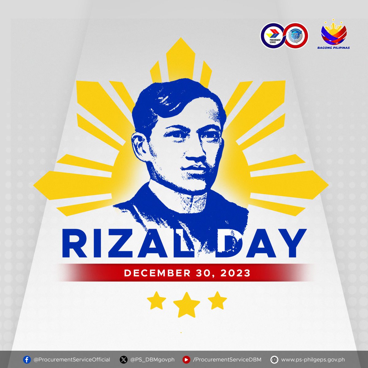 PSDBMgovph's tweet image. PS-DBM is one with the nation in commemorating the life and legacy of our national hero, Dr. Jose Rizal. 

𝗠𝗮𝗯𝘂𝗵𝗮𝘆 𝗮𝗻𝗴 𝗹𝗮𝗵𝗶𝗻𝗴 𝗣𝗶𝗹𝗶𝗽𝗶𝗻𝗼!

#onePSDBM #ProcurementAndService #ProcureProcureProcure
#Rizal127 #Rizal2023 #MakeItHistoric #PatuloySaPagtuklas