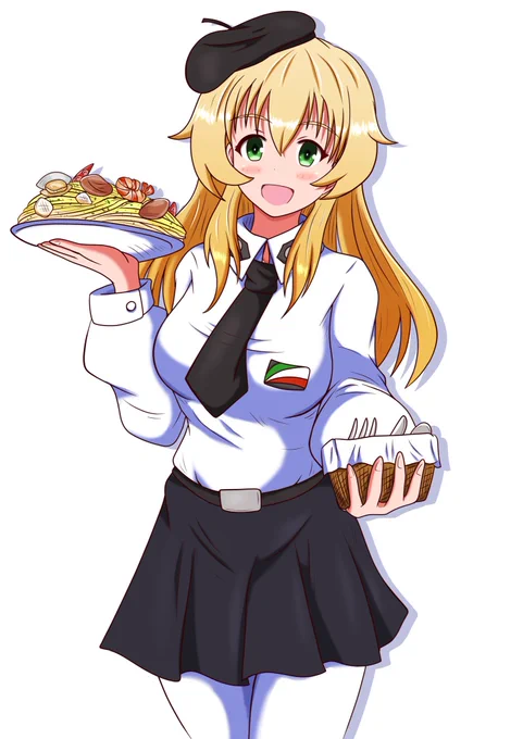 ガルパンではアンツィオを描いてます。