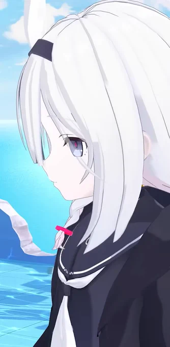 横顔もかわいい 