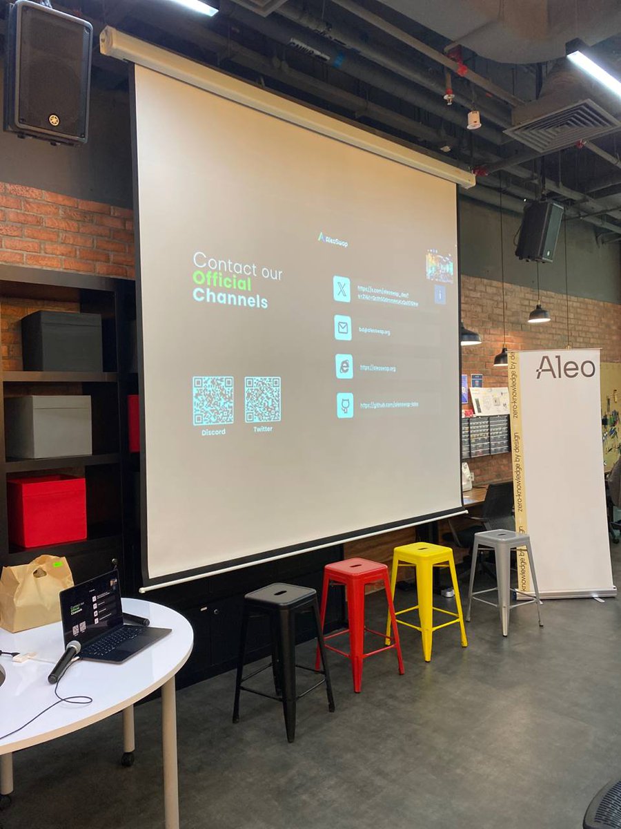 AlphaSwap_dex's tweet photo. Just wrapped up a fantastic session at #AleoKLzkTalk! 🌐🚀 Grateful for the opportunity to speak virtually to the brilliant developers in KL, Malaysia. 🇲🇾💻 Your enthusiasm for #PrivacyInDeFi is truly inspiring. Thanks to everyone who joined the event! 🙏🔒
