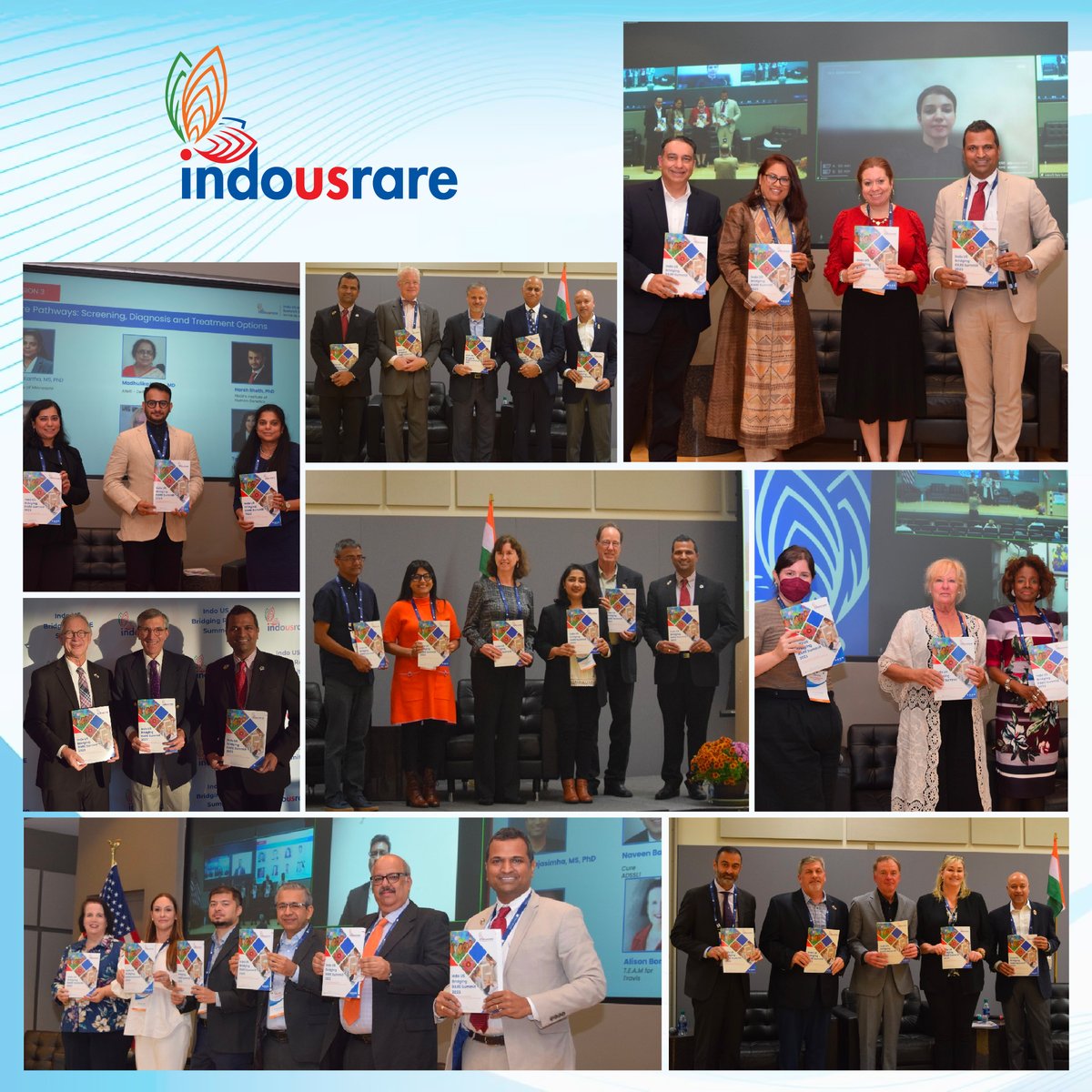 We are excited to share the Indo US Bridging RARE Summit Souvenir with you! Here are scenes from the unveiling of the souvenir at #BridgingRare Summit.

Access the full souvenir here:- summit.indousrare.org/#souvenir

#IndoUSRare #RareDiseaseAdvocacy #bridge4rare