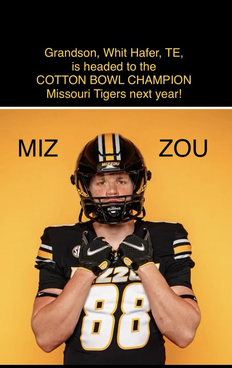 gpahafe's tweet photo. Congratulations to MIZZOU! Exciting times! https://t.co/0w7JiSwwWP