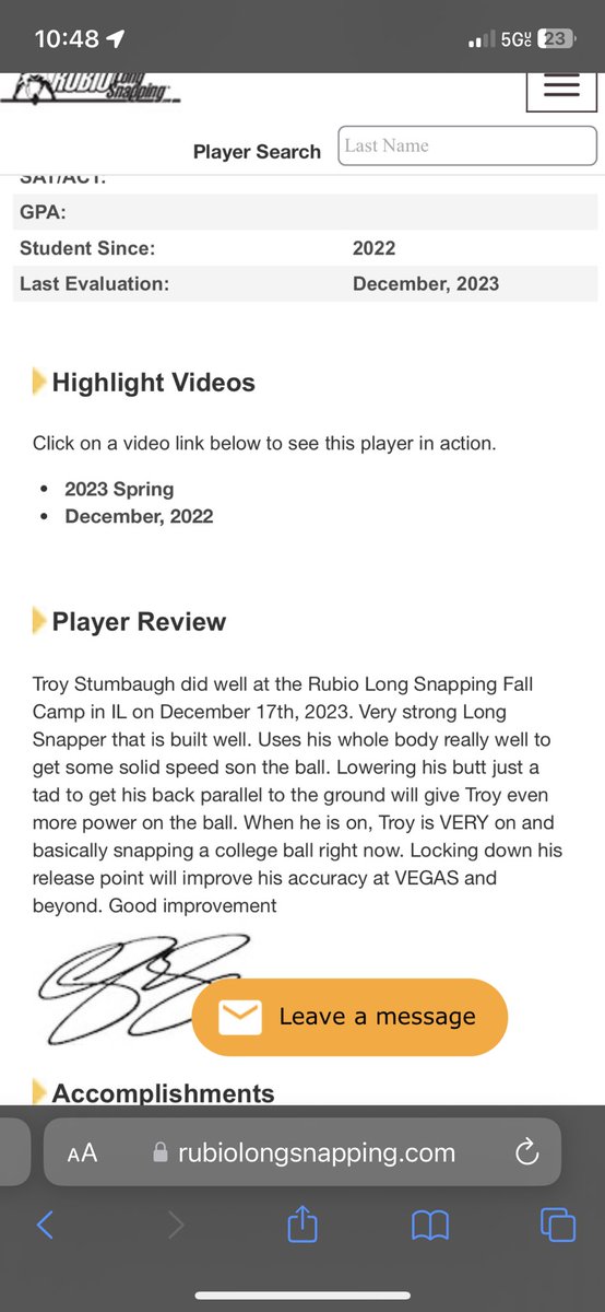 Thank you @TheChrisRubio for the write up! Blessed to be ranked as a 4⭐️ LS in the C/O 2026! Continuing to work on my craft! @neal_dahlman @MontiniFootball @Montini_AD @twfleckles @EDGYTIM